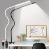 DLXTECH LED Desk Lamp – USB Gooseneck Clamp Light for Home Office