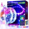 130ft RGB LED Strip Light – Music Sync, APP Control for Home & Party