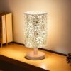 Solid Wood Table Lamp – Nordic Cloth Cover, Creative Bedside Light