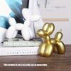 Modern Minimalist Cartoon Dog Figurine – Resin Home Decor for Living Room & Bookshelf