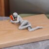 Resin Woman Reading Sculpture – Scandinavian Abstract Decor for Home & Art Lovers
