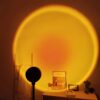 USB Sunset Projection Lamp – Adjustable Rainbow Light for Room Decor