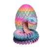 3D Printed Snake & Surprise Egg Set – Colorful Desktop Ornaments for Halloween & Christmas