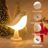 LED Bird Table Lamp – USB Touch Dimming, 3 Color Temperatures