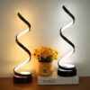 2pcs Touch Dimmable Bedside Lamps – USB-C Charging, LED Included