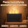 7-Color Simulated Flame Humidifier – Essential Oil Diffuser & Aromatherapy Lamp for Home & Office