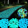 Luminous Pebbles – 10/102PCS, Glow Stones for Garden & Flower Pots