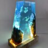 Handmade Turtle Resin Lamp – Unique Bedside Light for Home Decor