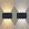 6LED Solar Wall Light – Up and Down Control for Garden & Balcony Decor