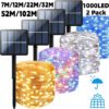 Solar LED String Lights – Waterproof Festoon Garland for Wedding & Party Decor