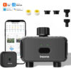 Insoma Automatic Water Timer with Gateway Dual Hose Garden Irrigation Watering System Remote Sprinkler Programmer support Alexa
