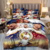 3D Kylian Mbappé Bedding Set – Duvet Cover for Kids & Teens