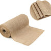 30cm Jute Linen Table Runner – Vintage Burlap Rustic Wedding & Party Decor