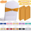 Stretch Chair Sashes with Buckles – Wedding & Party Decoration Bows