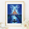 Disney 5D Diamond Painting – Mickey Mouse Castle Full Drill Round Mosaic
