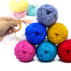 25g Soft Cotton Knitting Wool Yarn – Colorful Crochet Thread for DIY Sweaters & Scarves