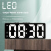 LED Mirror Table Clock – Digital Alarm with Snooze Display for Desktop