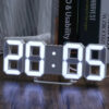 3D LED Digital Clock – Time, Date & Temperature Display for Home & Office Decor