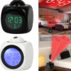 Multi-function Projection Chime Clock – LED Light & Voice Projection Alarm Clock