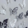 18pcs Crystal Butterfly Wall Stickers – 3D Home Decor for Living & Kids Room