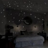 407pcs Luminous Wall Stickers – Glow in the Dark Stars for Kid’s Room & Party Decor