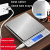 Digital Kitchen Scale – Stainless Steel Pocket Precision Balance for Jewelry & Food