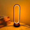 Ring LED Bedside Lamp – 3-Color Dimming Light for Bedroom & Living Room