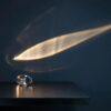 Crystal Eye of the Sky Lamp – Italian LED Light for Bedroom Decor