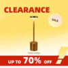 USB Metal Desk Lamp – Rechargeable LED Light for Room & Decoration