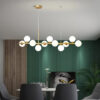 Nordic Modern LED Pendant Light – 11-Head Glass Ball for Dining & Kitchen