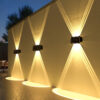Solar Wall Lamp – Waterproof Up/Down Light for Garden & Balcony Decor