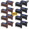Solar Deck Lights – 4/8/12Pcs LED Waterproof Lights for Garden & Pathway