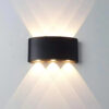 Modern LED Wall Sconce – Up-Down White Lights for Living Room & Bedroom